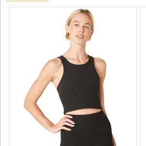 Brand new Beyond yoga bra top cropped tank. Dark grey